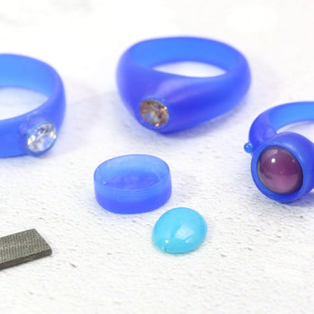 Wax ring models and tools for jewellery optimisation consultants.